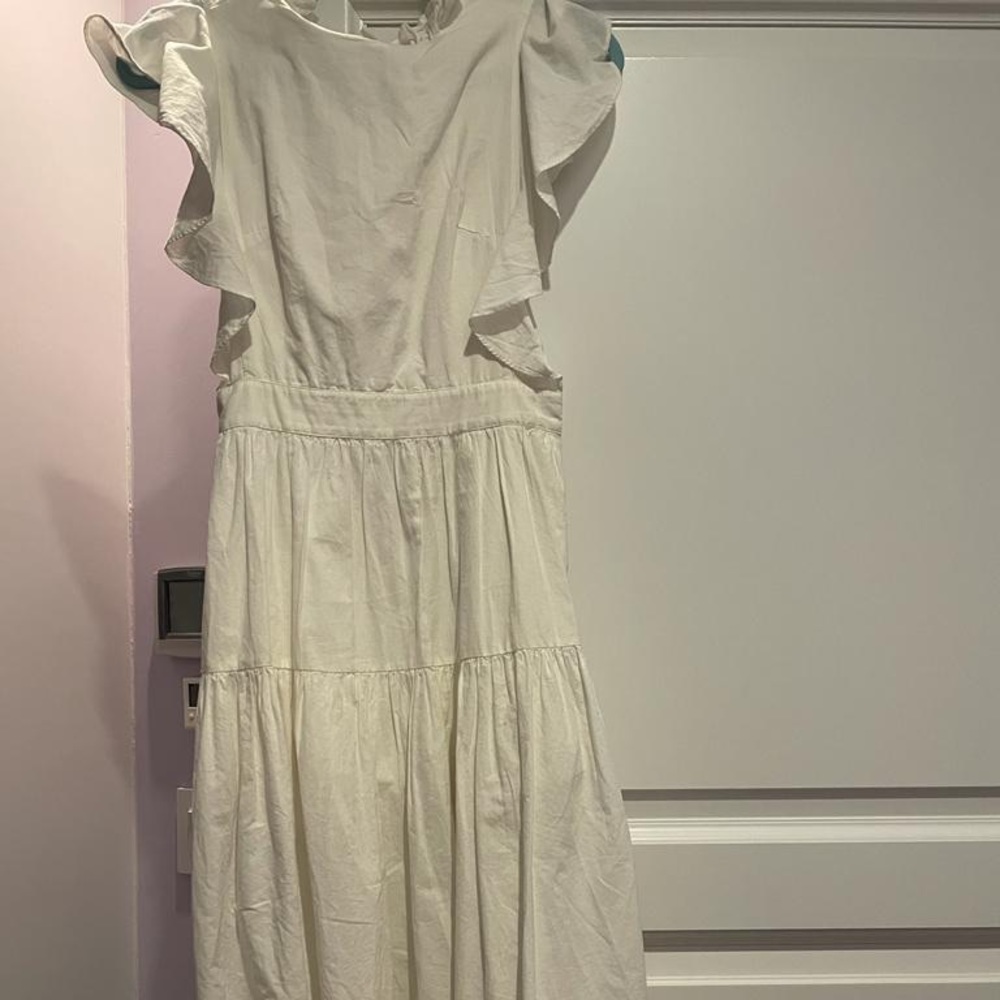 White long dress
